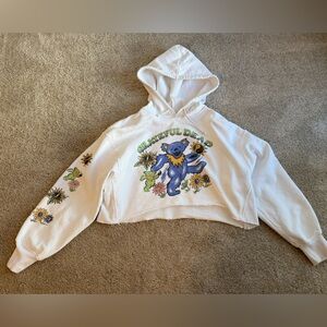 Daydreamer LA Grateful Dead Cropped Hoodie